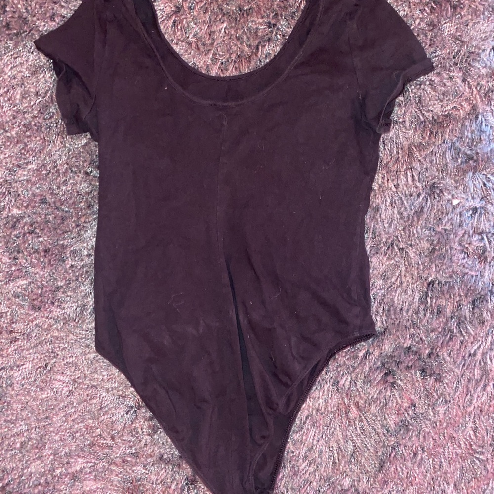 Black Short Sleeve Bodysuit